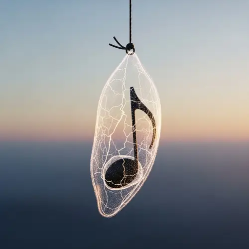 Reviving Musical Note in Light Cocoon - Serene Morning Ambiance