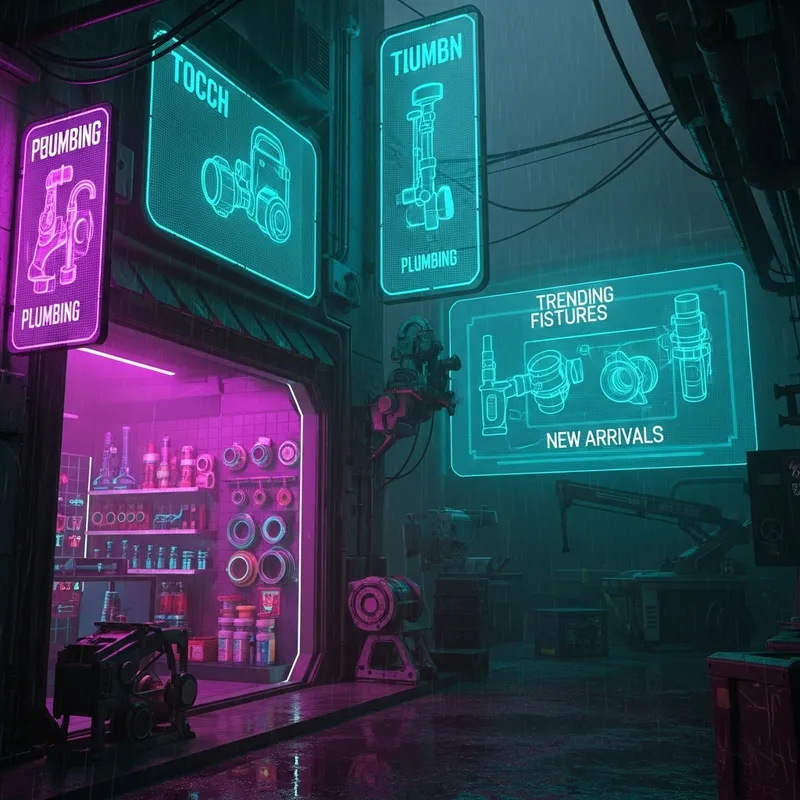 Cyberpunk Bathroom Fixtures | Futuristic Tech & Neon Glow Cyberpunk Bathroom Fixtures | Futuristic Tech & Neon Glow