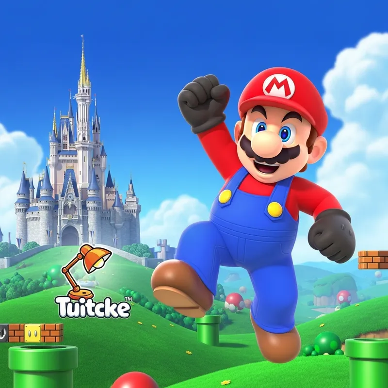 Super Mario Meets Disney & Pixar Magic