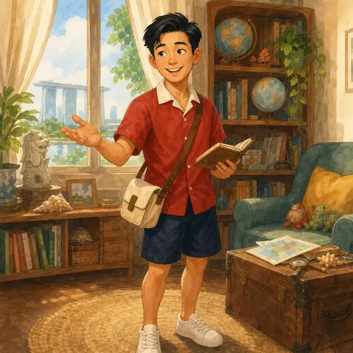 Character Reference: Kai - Whimsical Storybook Guide