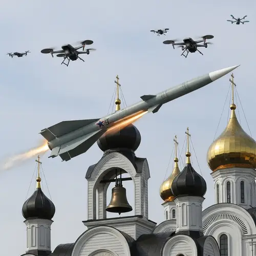 Russian Missile Amid Ukrainian Churches | Drone Attack