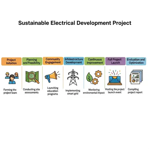 Sustainable Electrical Development Project Timeline | Key Milestones