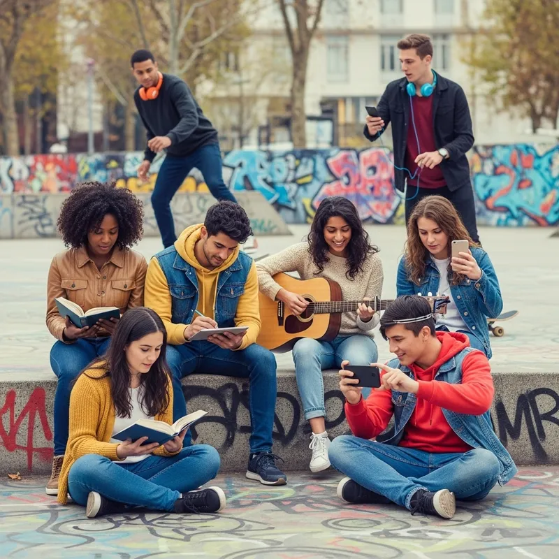 Diverse Gen Z Lifestyle Trends