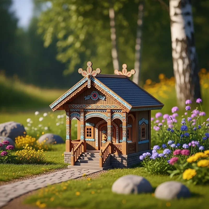 Indigenous Pavilion 10cm, Traditional Designs