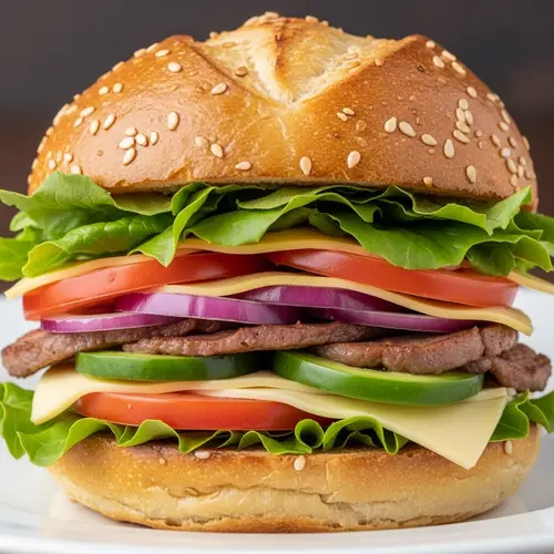 Mouthwatering Sandwich: Colors, Textures, Food Photography