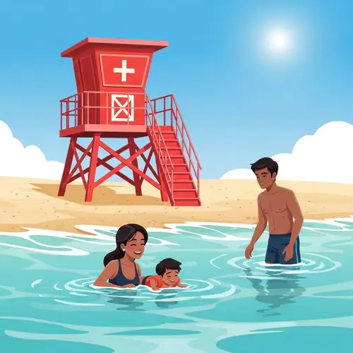 Heartwarming Family Moment at Beach | Mother, Child, Father