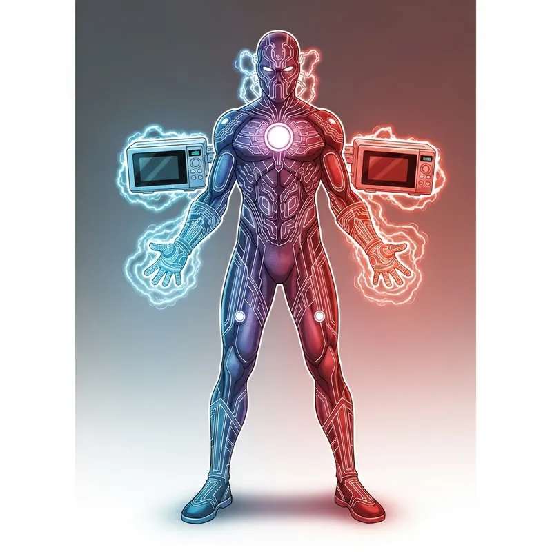 Microwavium Master: Circuit-Adorned Suit for Heat Control