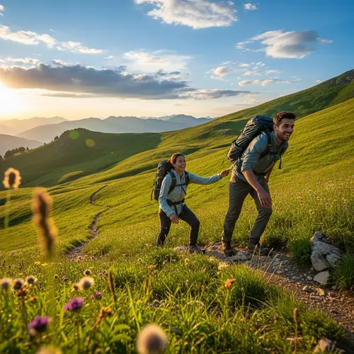 Unforgettable Outdoor Adventure on Lush Green Rolling Hills