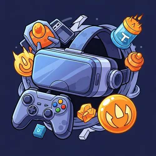 Unique and Colorful Video Game Icon Design