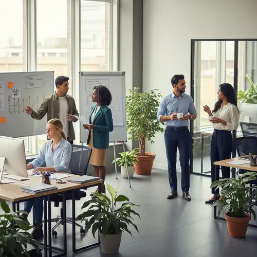 Diverse Workplace Harmony | Professional Workspace Imagery