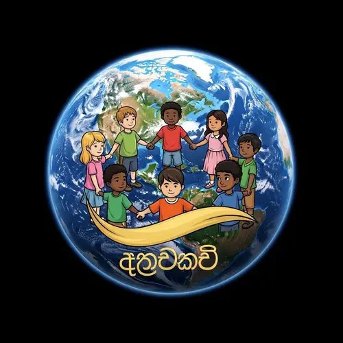 Unity Logo in Sinhala Language - Celebrating Diversity