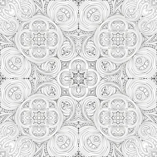 Adult Coloring Book in Bogema Style