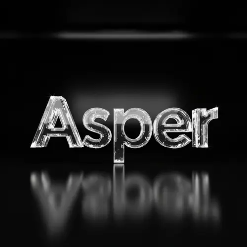Asper Crystal: Shimmering Radiance in Dark Elegance