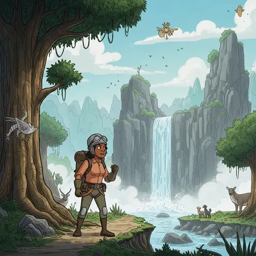 Adult Animated Disney Film: South Asian Protagonist Adventure