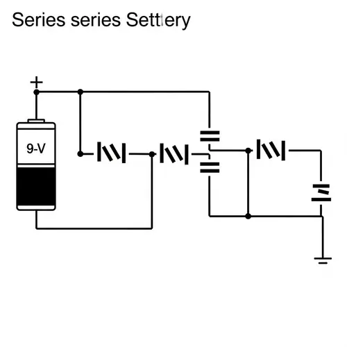 Visualize Simple Series Circuit with 9V Battery