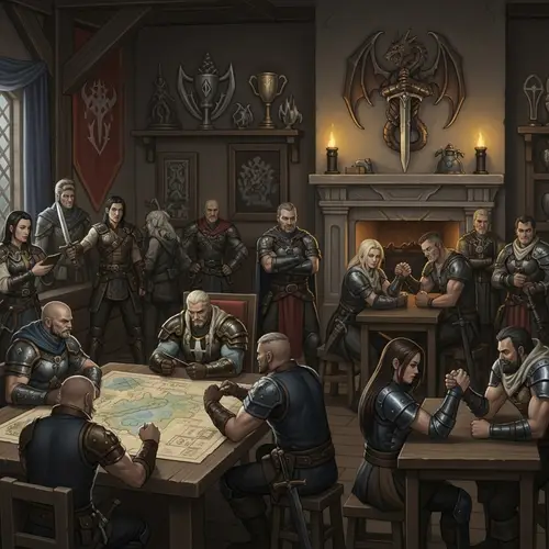 Powerful Raiders' Guild: Skilled Individuals and Camaraderie