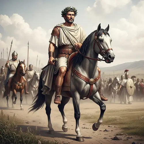 Marcus Aurelius on Horse: Majestic Emperor of Ancient Rome