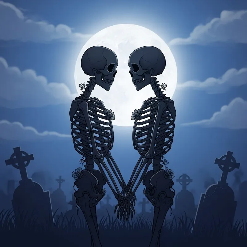 Skeletons in Love: A Creepy Romance