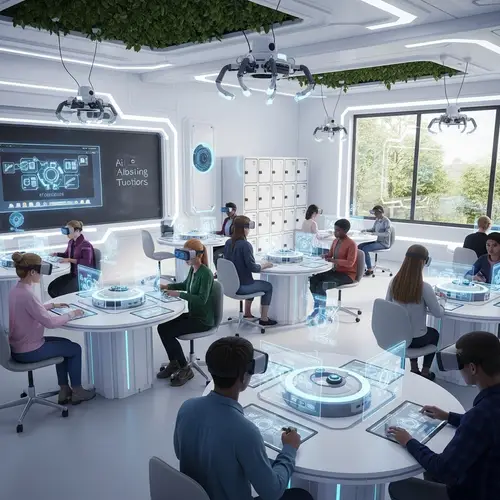 Futuristic High School Classroom Innovations