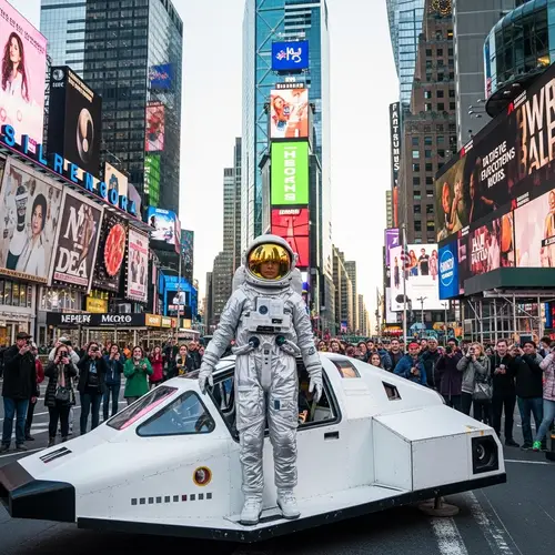 Astronaut Landing in New York: A Stellar Arrival