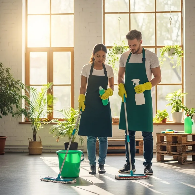 Eco-Friendly Cleaning | Fresh & Sustainable Scene