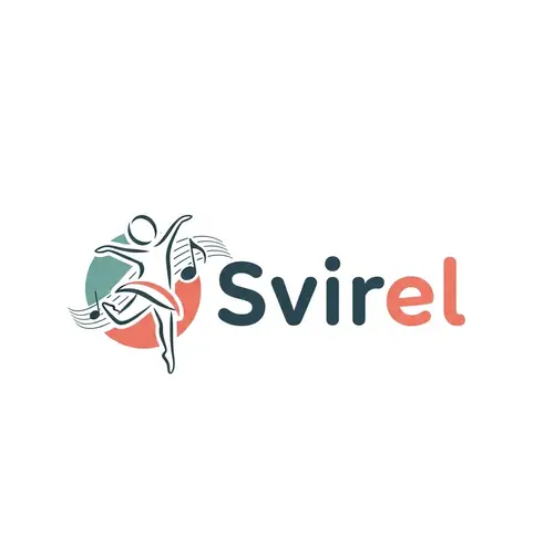 Minimalist Logo for Children's Dance Ensemble 'Svirel'