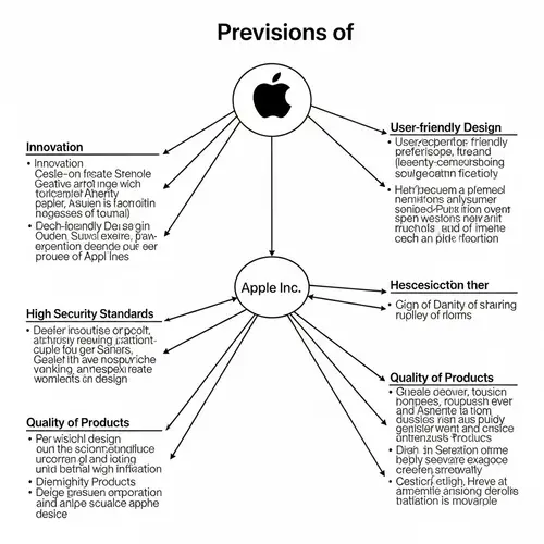 Apple Pro Visions Conceptual Map: Innovation, Design, Security, Quality