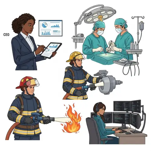 Versatile Woman in Multiple Professions