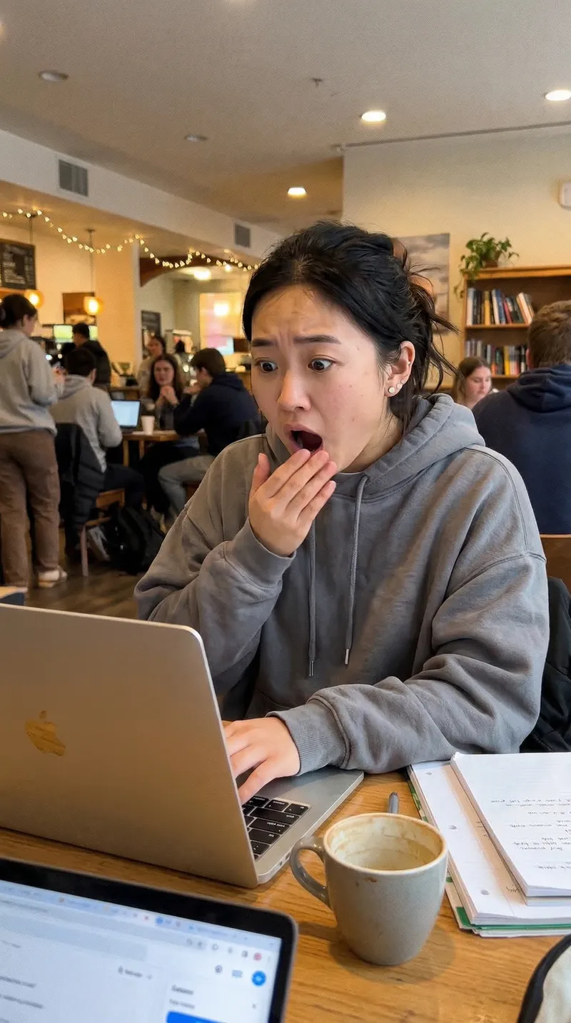 Shocking Student Reaction to Laptop Discovery