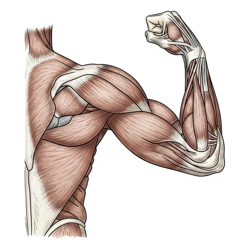 Dominant Triceps Muscle - Powering 70% of Your Arm
