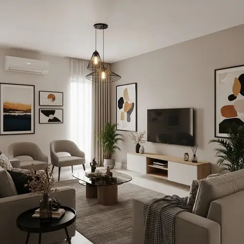 Chhaya Interiors | Modern & Comfortable Living Room Design