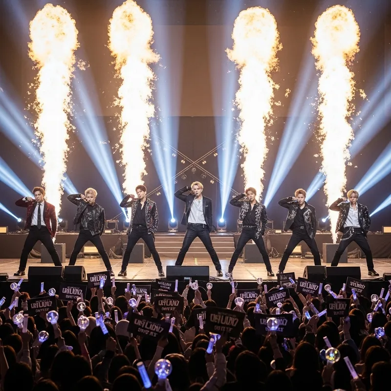 South Korean Boy Band BTS Captivating Performance
