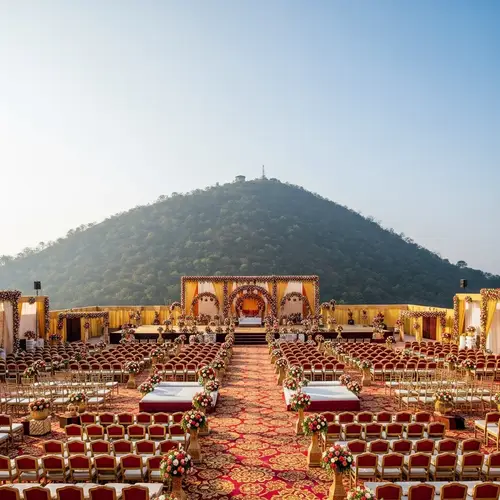 Indian Wedding Hall | Grand Hilltop Venue for Luxurious Celebrations