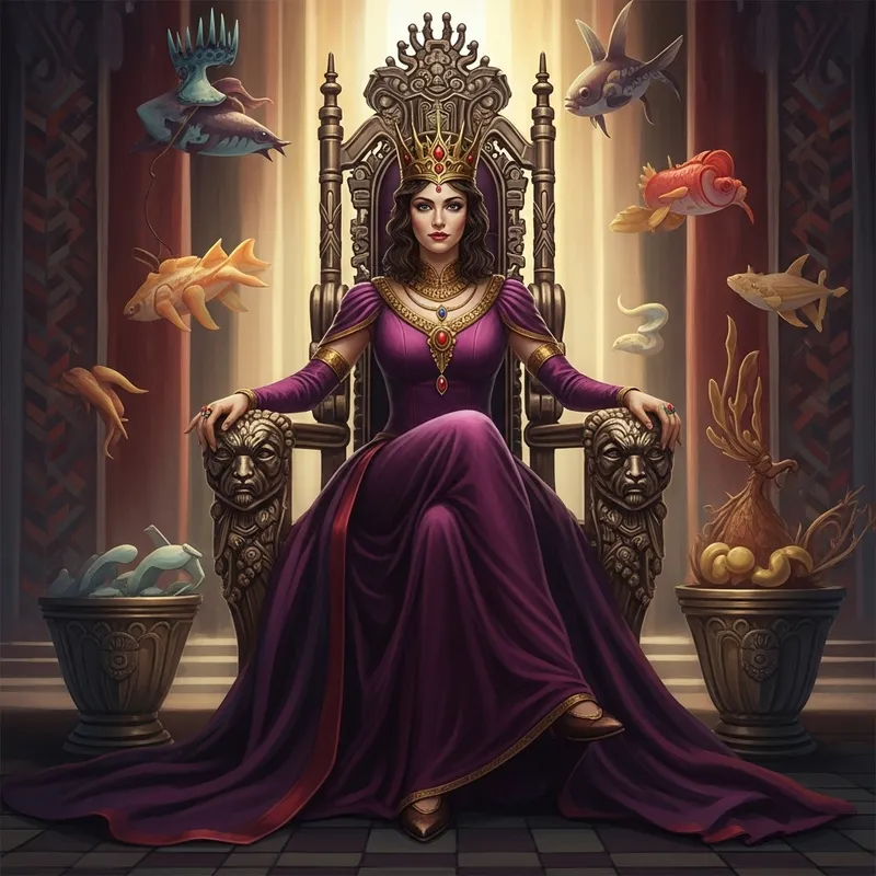 Regal Woman in Surreal Landscape | Powerful Art
