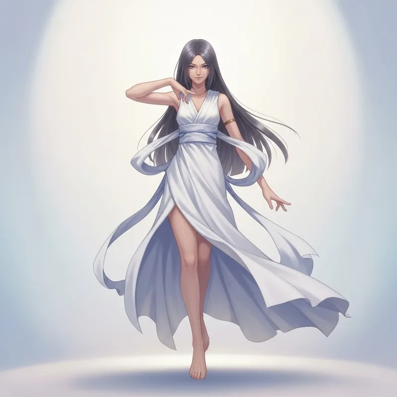 Ethereal Hinata: Pastel Anime Art Inspiration