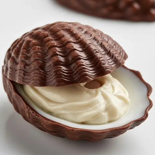 Exquisite Chocolate Oyster | Artisanal Confectionery Masterpiece