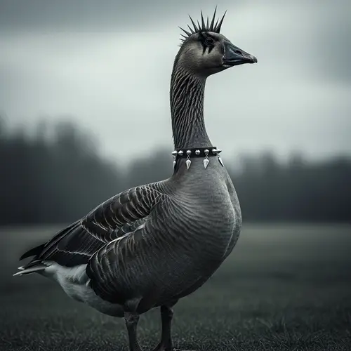 Goth Goose: Elegant Punk Style & Charm
