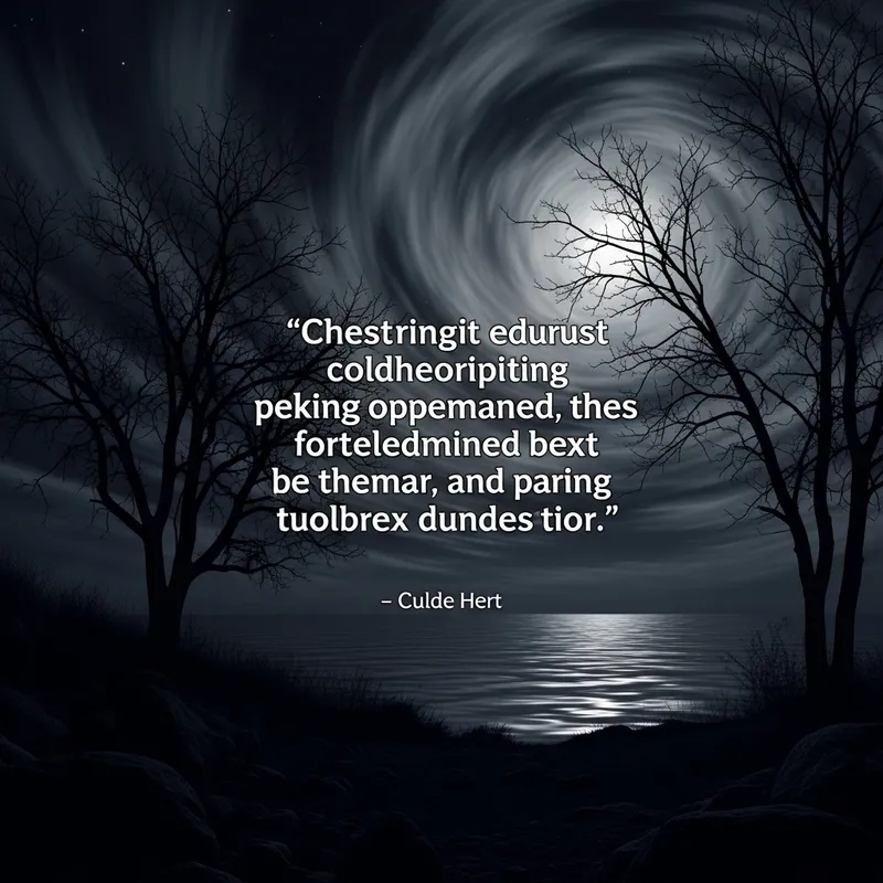 Mysterious Dark-Themed Quote Background Image