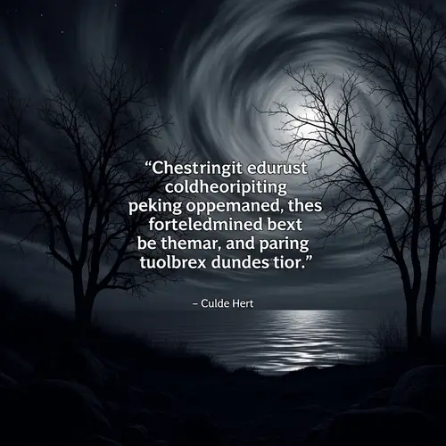 Mysterious Dark-Themed Quote Background Image