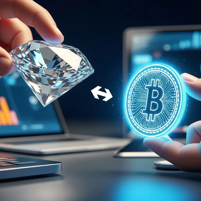 Funny Diamond & Cryptocurrency Exchange Meme