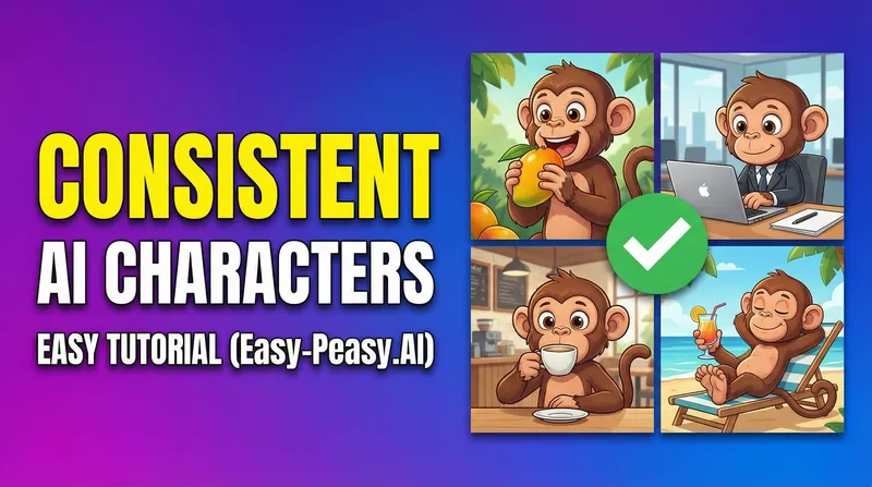 Create Consistent AI Characters with Easy-Peasy.AI