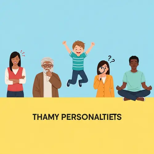 Emotions of Different Personalities Captured in a Row