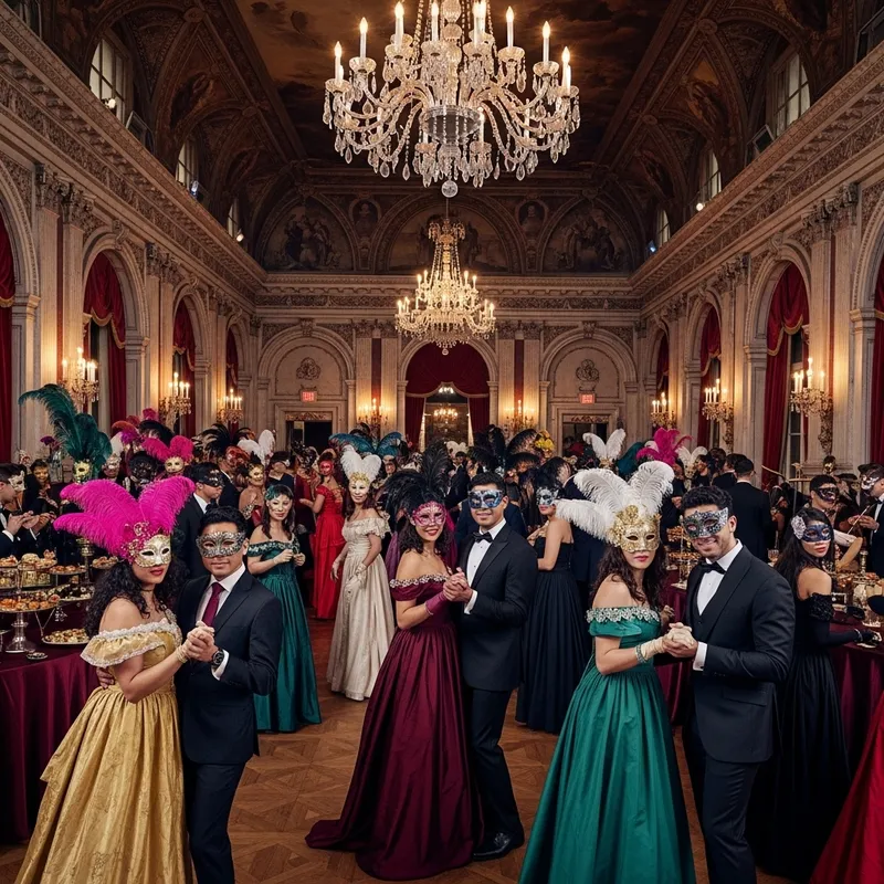 Enchanting Venetian Masquerade Party Experience