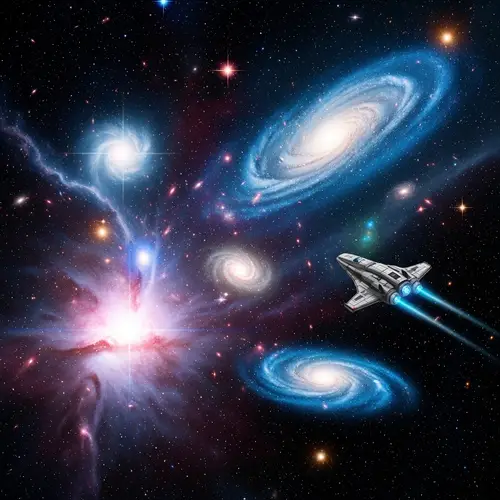 Abstract Space Exploration Art | Cosmic Wonders