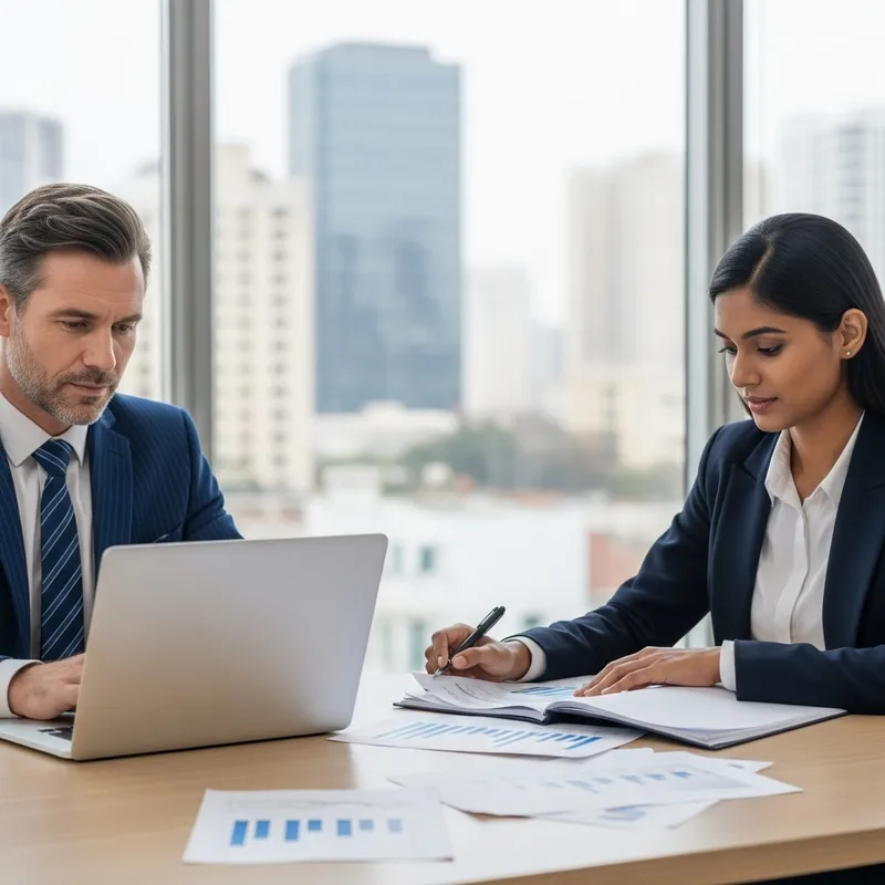 RSK Brokers | Professional Office Scenario with Engaged Brokers