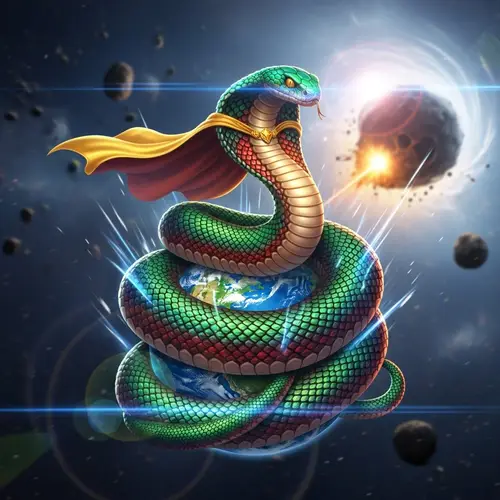 Heroic Snake Saving the World