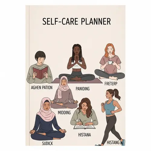Diverse Women Self-Care Planner Cover