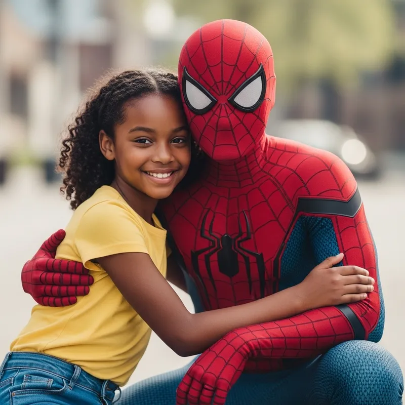 Spider-Man Kisses Dark-Skinned Girl: A Heroic Embrace