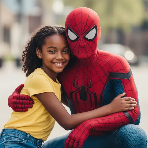 Spider-Man Kisses Dark-Skinned Girl: A Heroic Embrace