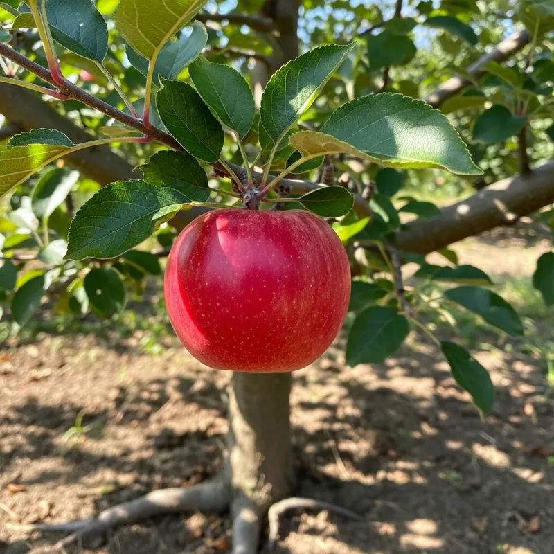 Juicy Red Apple: A Taste of Nature's Bounty